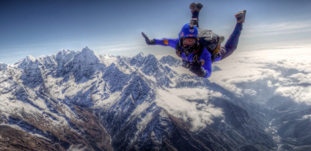 Skydive Everest provides training for skydivers that meet strict requirements